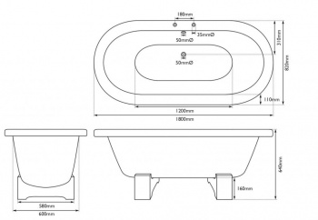 Cast Iron Baths - The Cranford